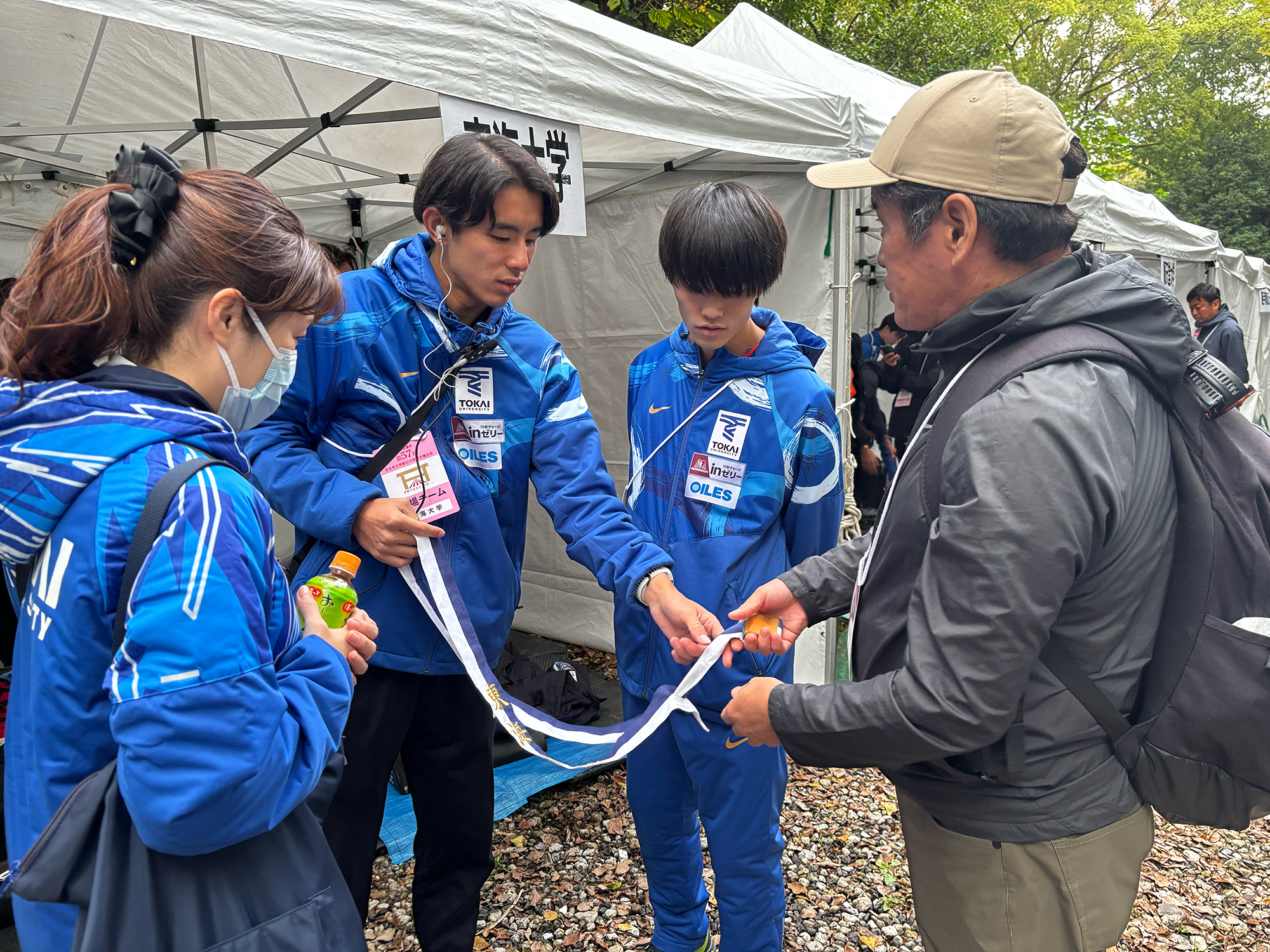 第57回全日本大学駅伝対校選手権大会にドクターが帯同しました 